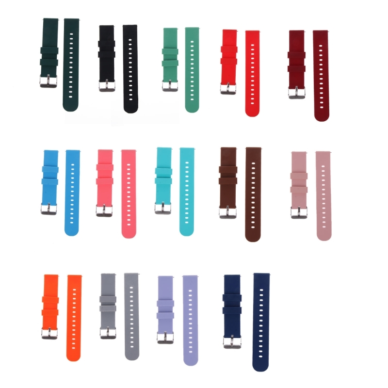 Silicone Watch Band 22Mm - Pasek silikonowy 20/22mm miękkie szybkie uwolnienie