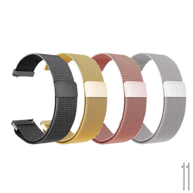 Mesh Strap Metal - Pasek z szybkozłączką 20mm22mm, metalowy pasek