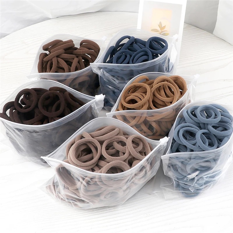 Silicone Band Women - 50 sztuk/zestaw kobiety dziewczęta podstawowe opaski