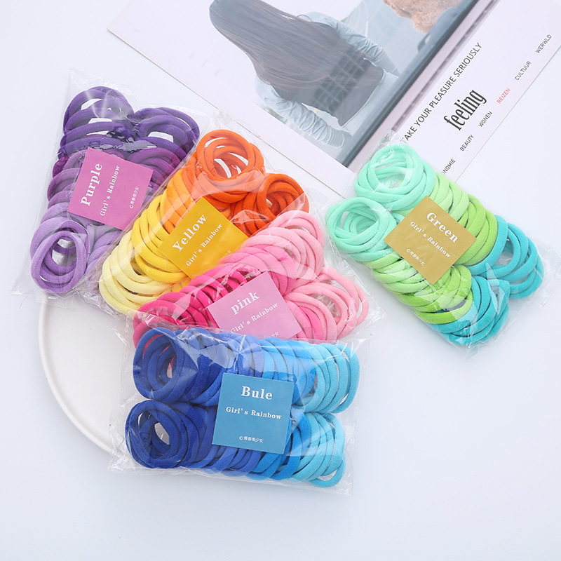 Silicone Band Women - 50 SZT./Zestaw Damskie Dziewczęce Podstawowe Gumki