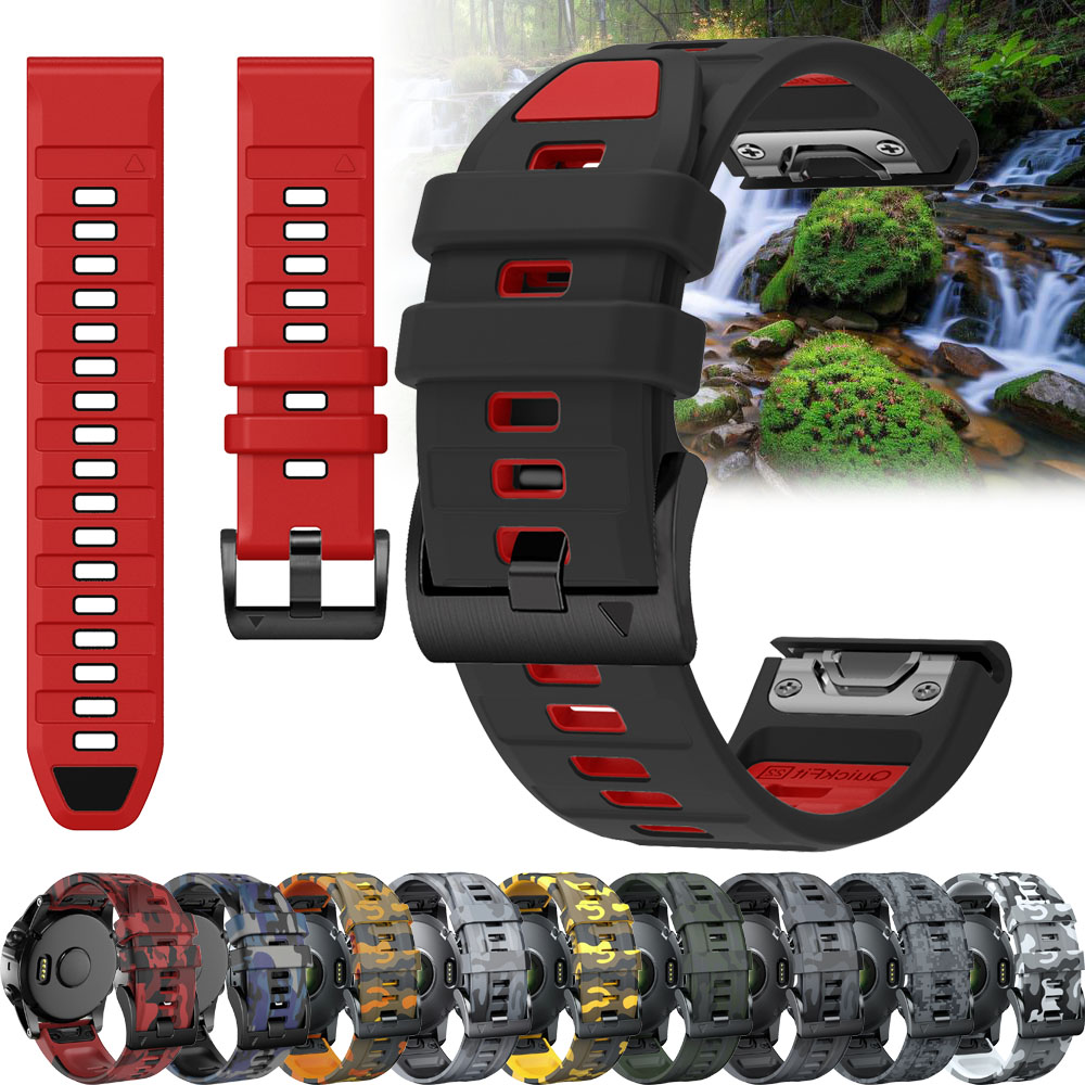 Silicone Watch Band 22Mm - Oficjalny pasek do zegarka Fenix E