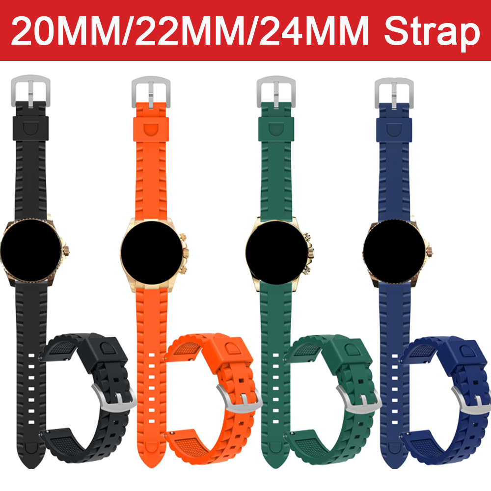 Miękki silikonowy pasek do 20m – Silicone Watch Band 22Mm recenzja i cena