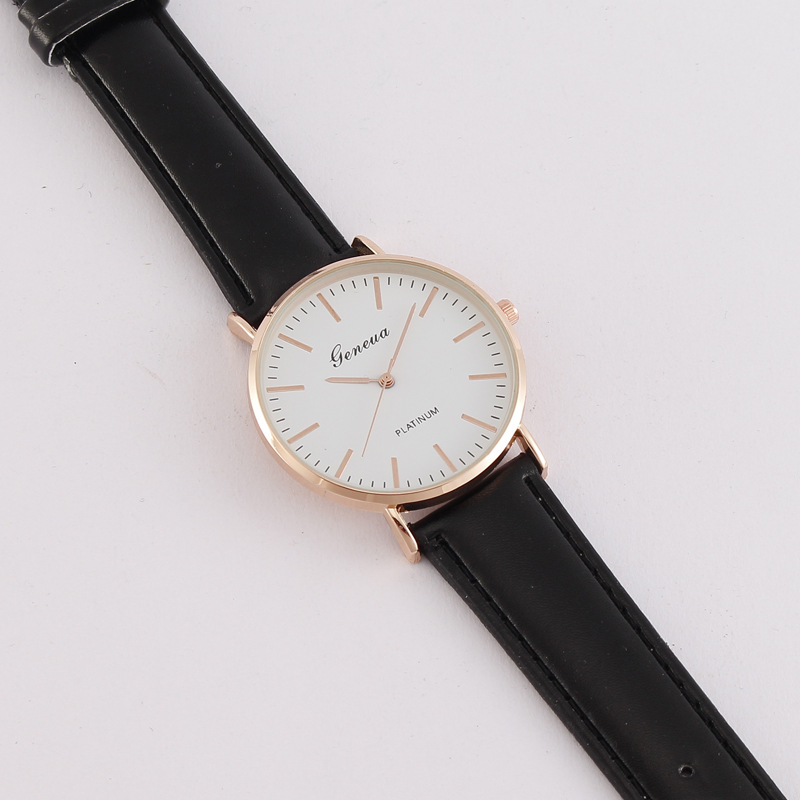 Męski zegarek kwarcowy minimal – Leather Watch Band Men recenzja i cena