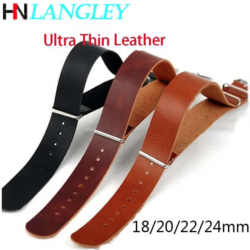 Ultra cienki skórzany pasek do – Nato Strap Nylon recenzja i cena