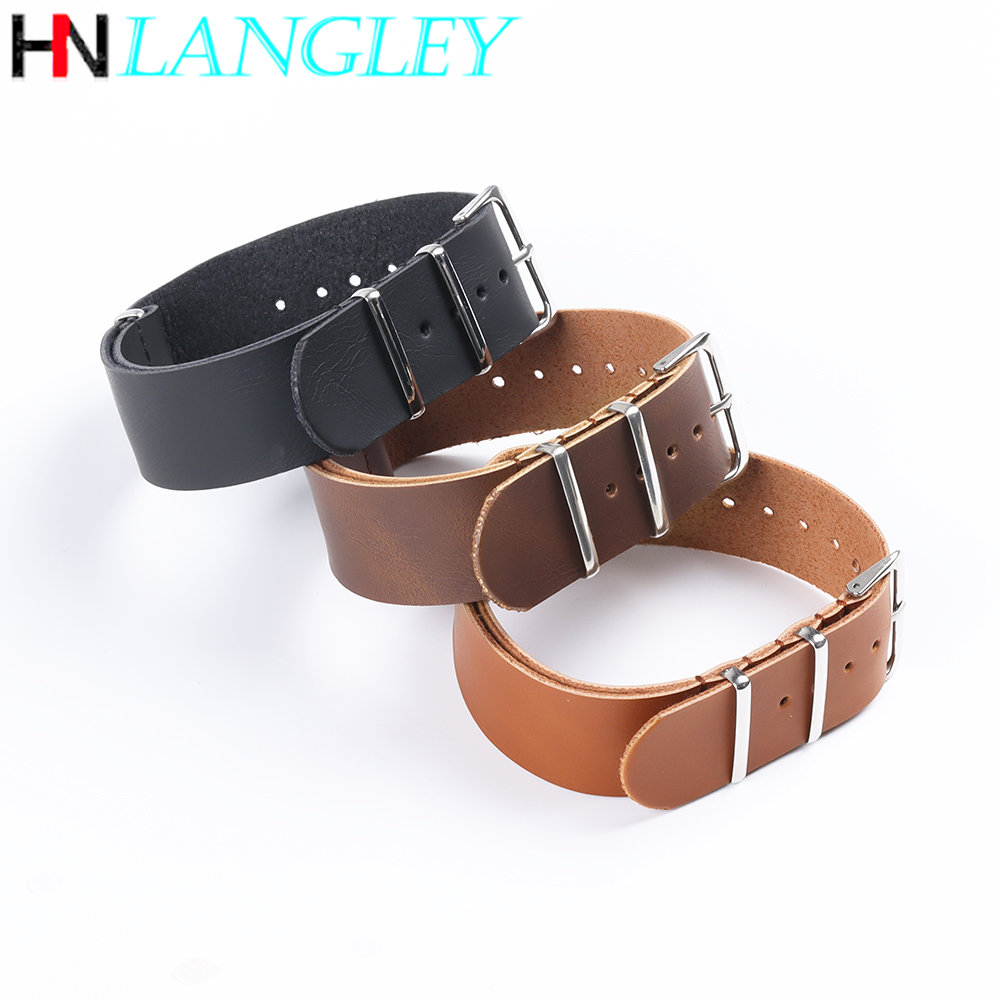 Ultra cienki skórzany pasek do – Nato Strap Nylon recenzja i cena