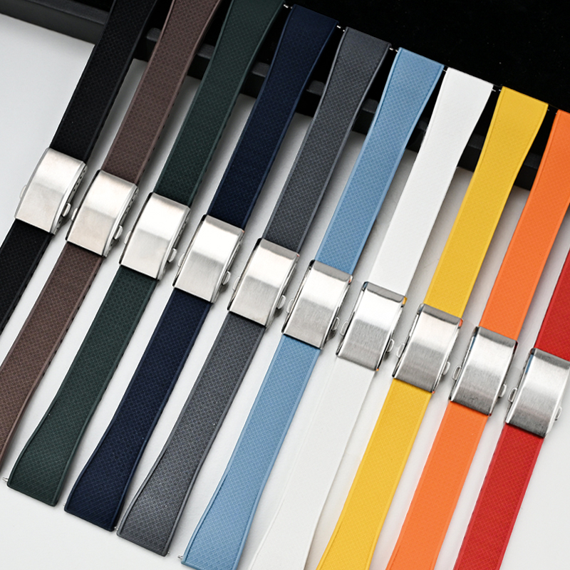 Pasek do zegarka z gumy fluoro – Suede Strap Watch recenzja i cena