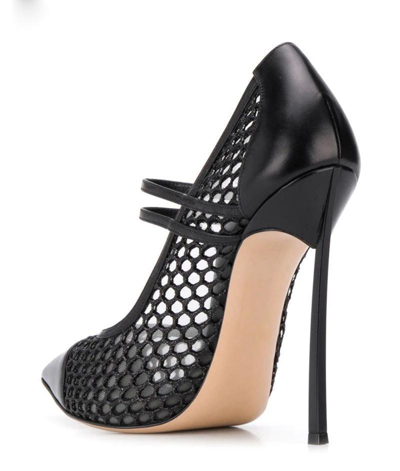 Seksowne szpilki z siateczkowy – Mesh Strap Metal recenzja i cena