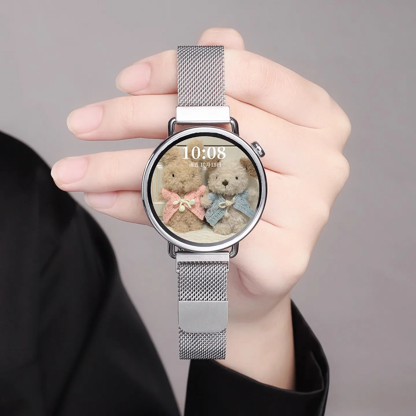Pasek mediolański 18mm do Xiao – Milanese Loop Magnetic recenzja i cena