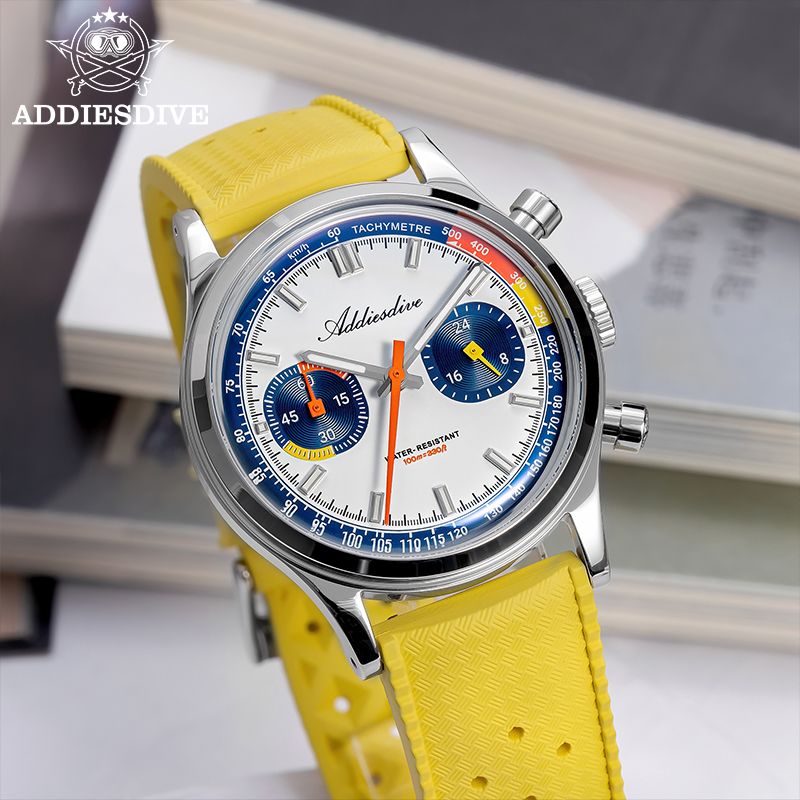 ADDIESDIVE Męskie zegarki kwar – Rubber Strap Diver recenzja i cena