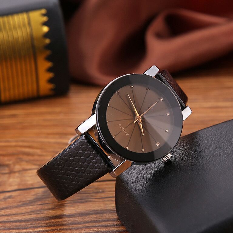 Moda Casual Men zegarki czarny – Leather Watch Band Men recenzja i cena