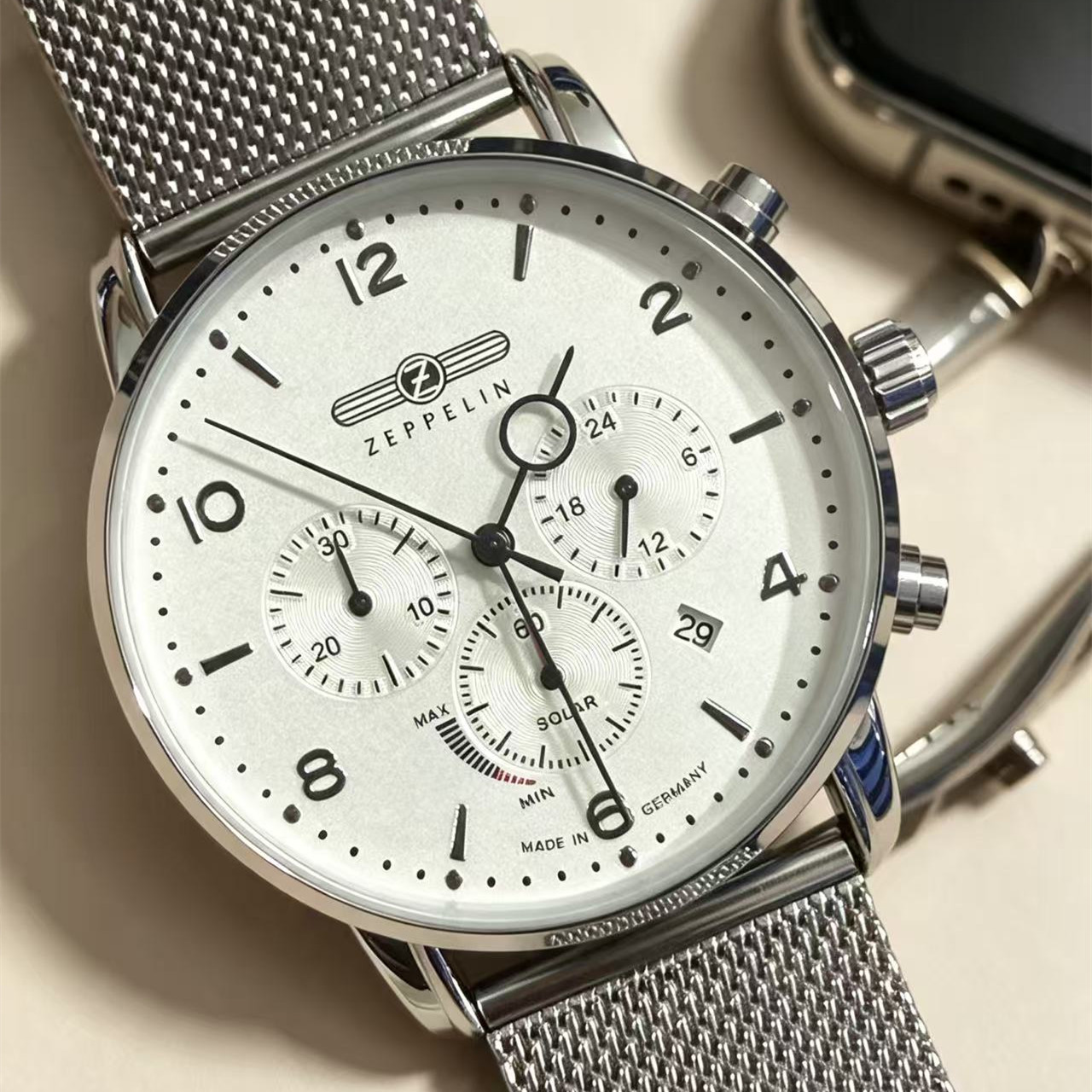 Zegarki męskie Zeppelin Airshi – Leather Watch Band Men recenzja i cena