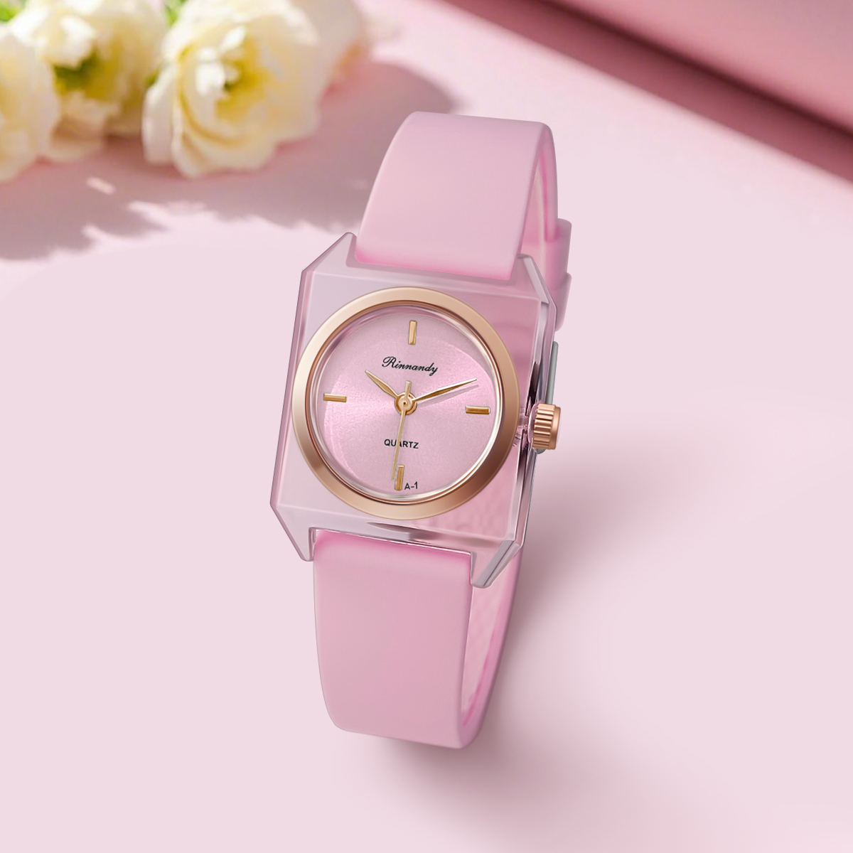 Prosty damski zegarek z siliko – Silicone Band Women recenzja i cena