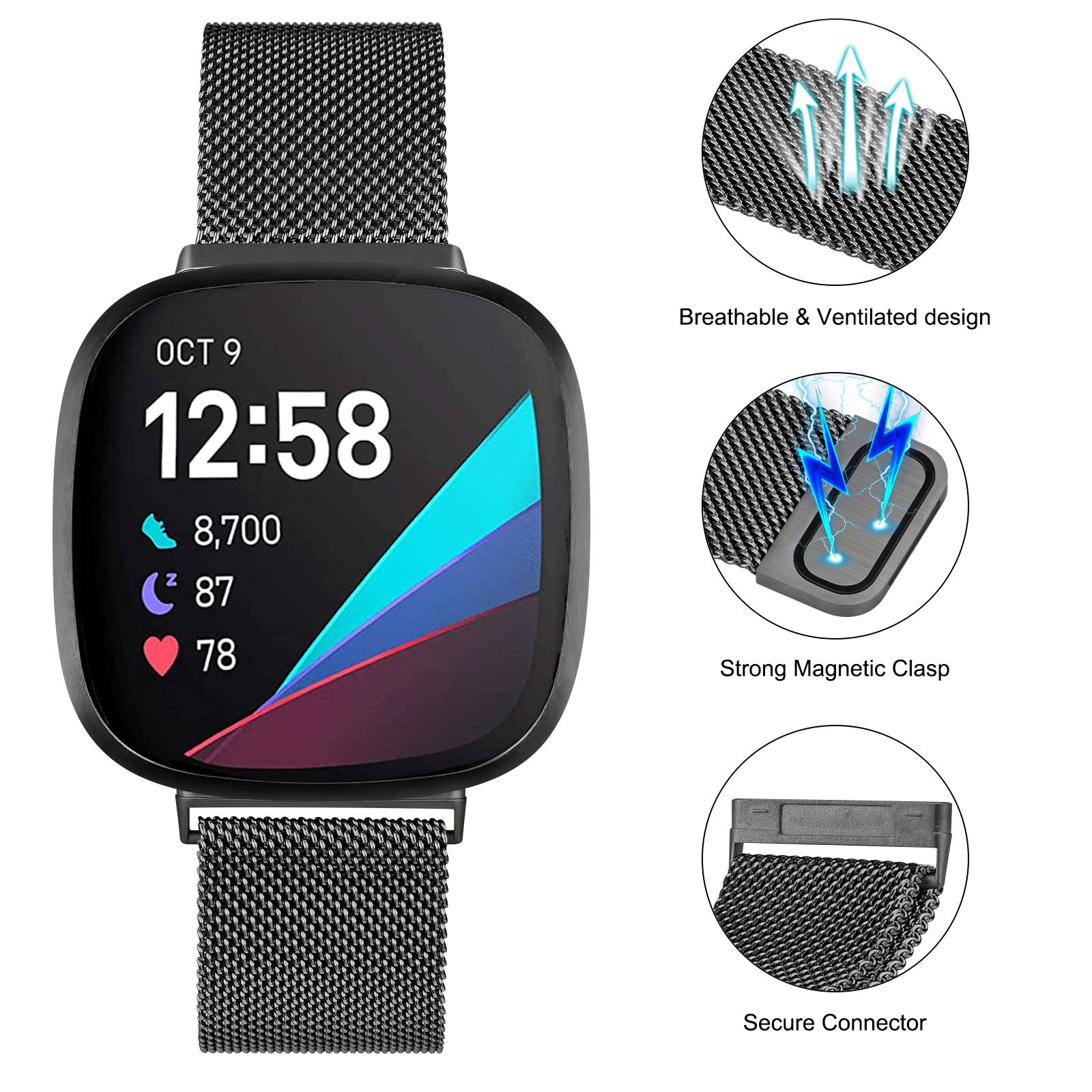Pasek Milanese Loop do Fitbit  – Milanese Loop Magnetic recenzja i cena